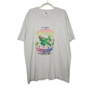 Phoenix Invitational Single Stitch Marathon Run Cactus Art 2Xl Arizona